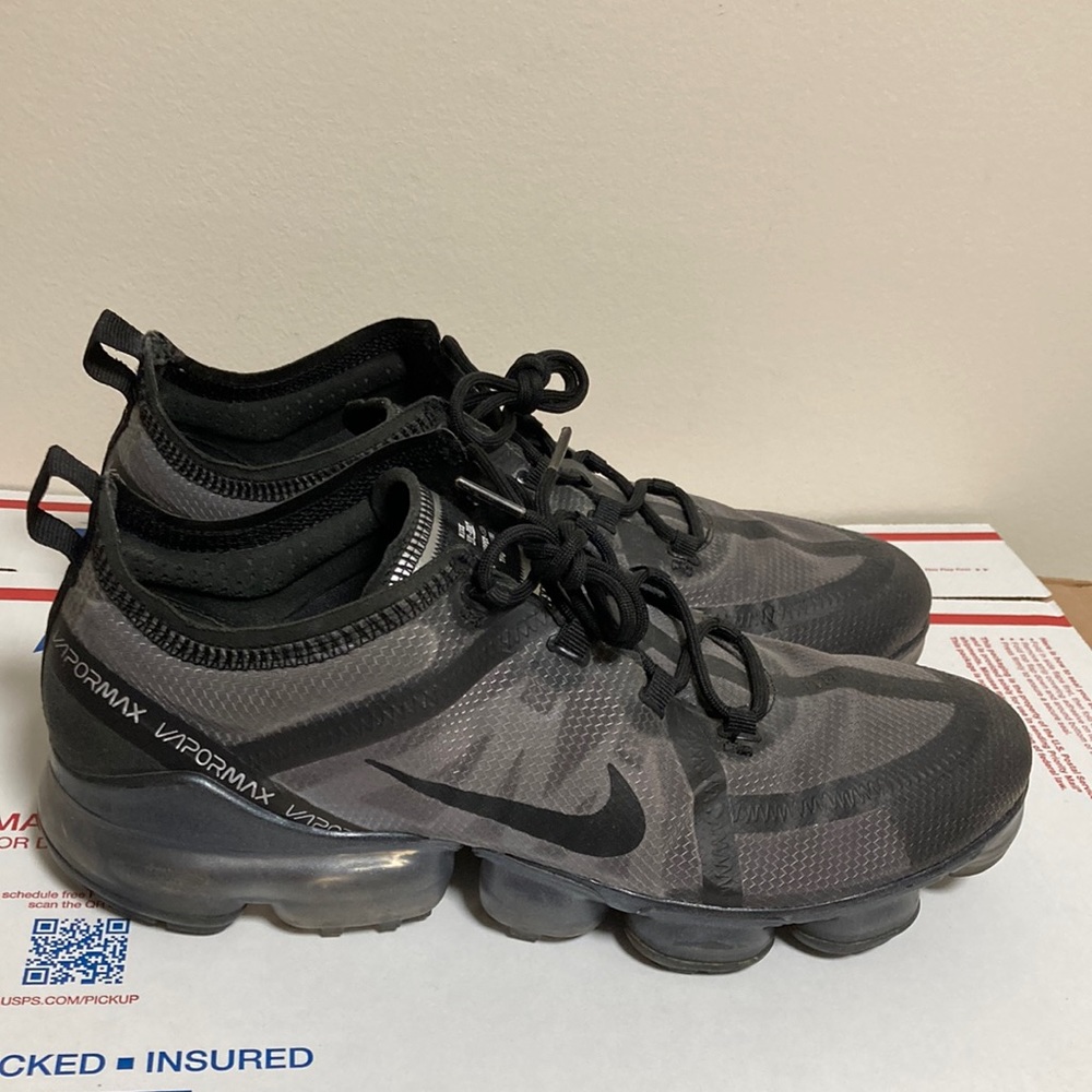 Nike Vapormax 2019 ghost black, size 10